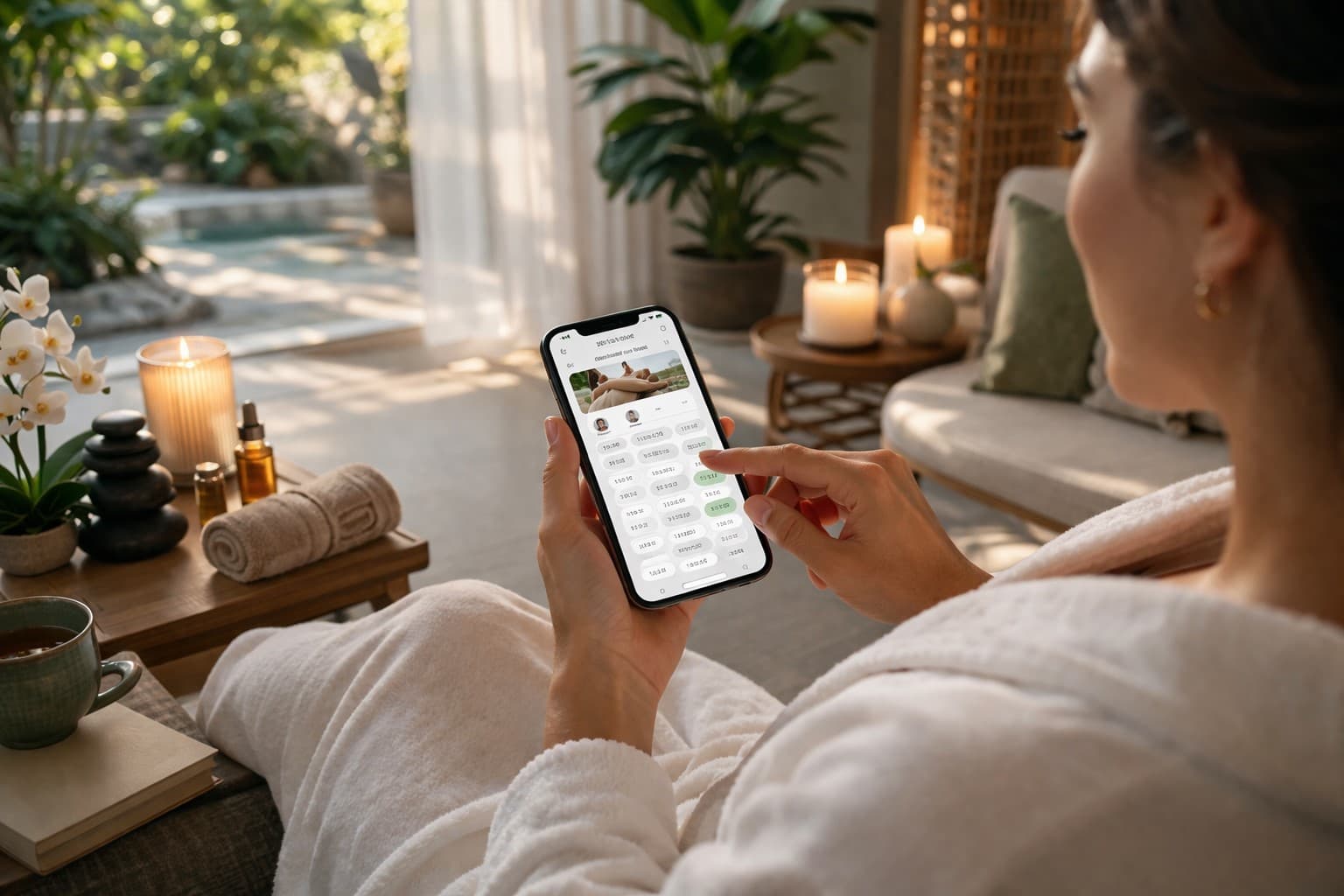 Make booking feel as calm as the service you provide.