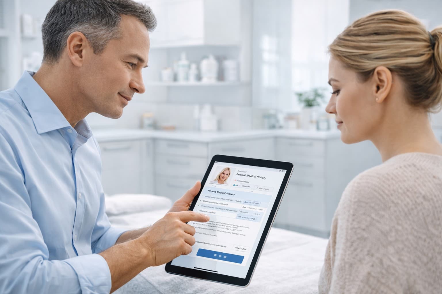 Automated SMS reminders for consultations, facials, and treatments.
